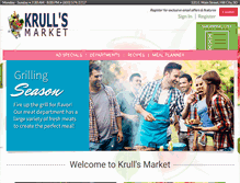 Tablet Screenshot of krullsmarket.com